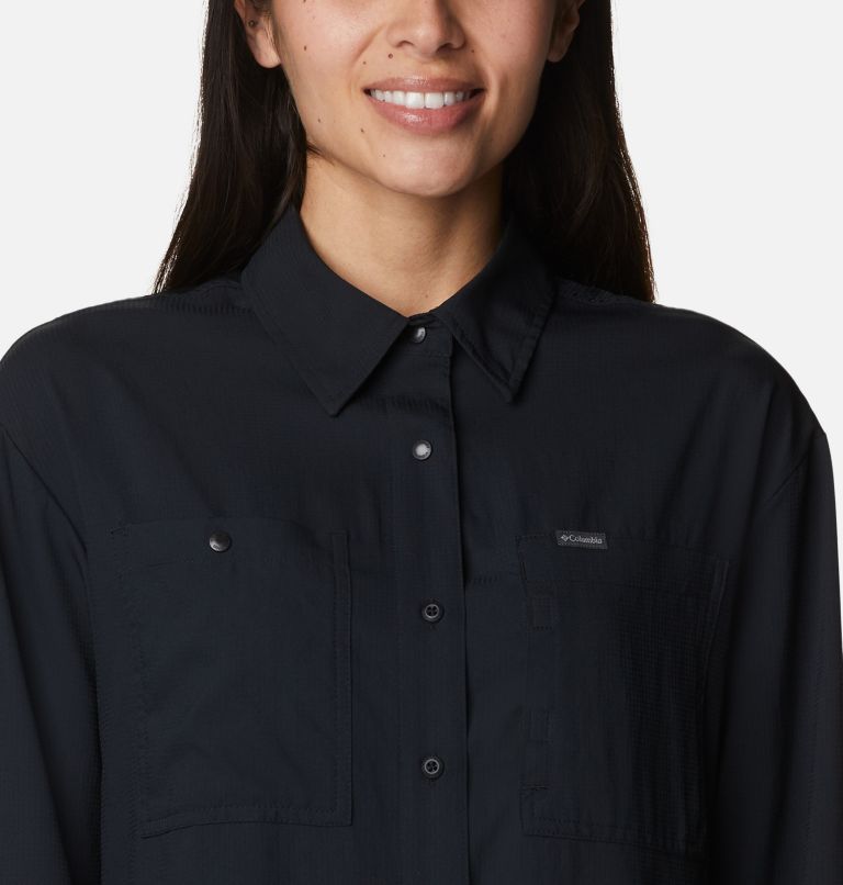 Black Women Columbia Silver Ridge Utility™ Technical Shirts | 9093685