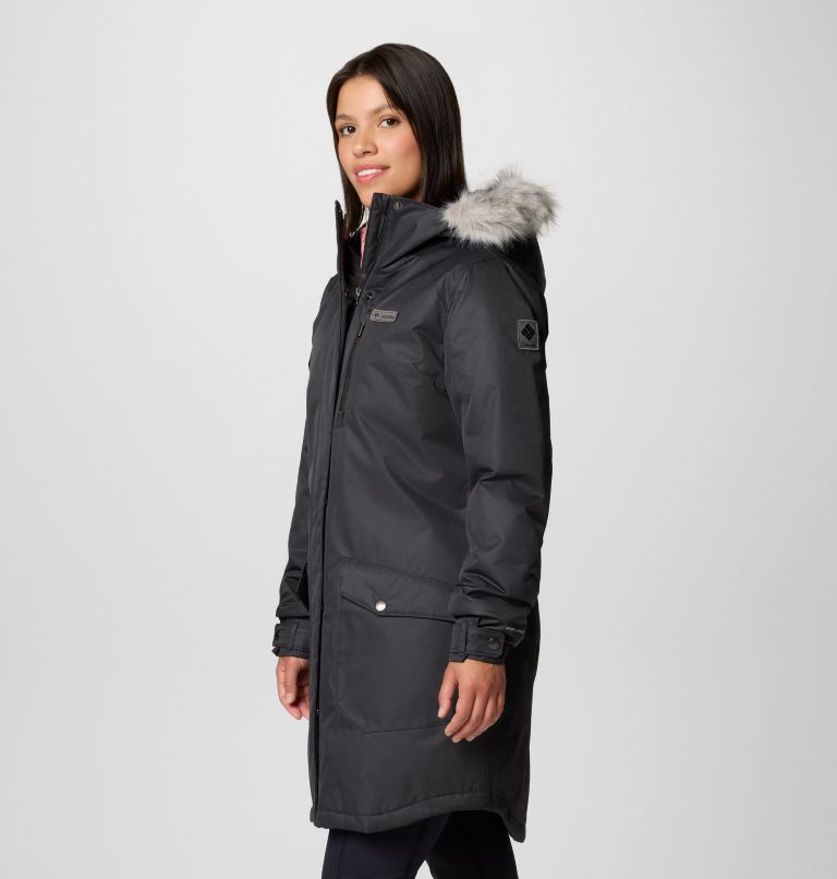 Black Women Columbia Suttle Mountain™ Long Synthetic Down Parka | 59836897