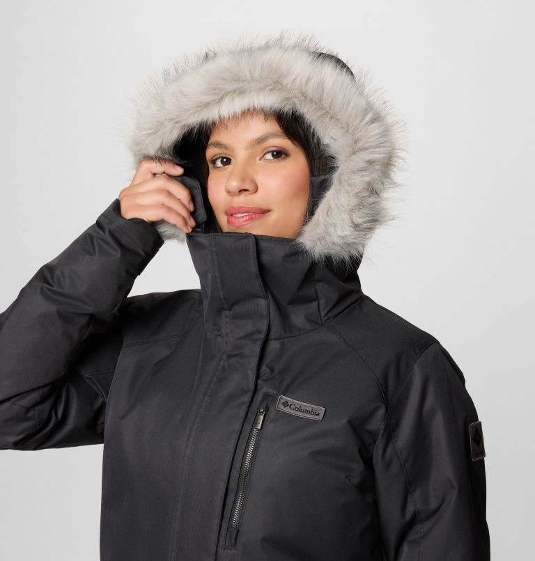 Black Women Columbia Suttle Mountain™ Long Synthetic Down Parka | 59836897