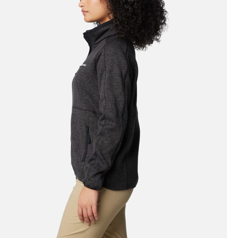 Black Women Columbia Sweater Weather™ II Fleece Jackets | 48618903