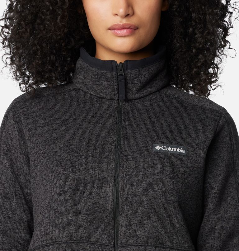 Black Women Columbia Sweater Weather™ II Fleece Jackets | 48618903