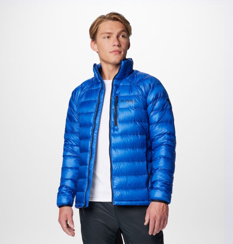 Blue Men Columbia Arctic Crest™ Packable Puffer Jacket | 81921012