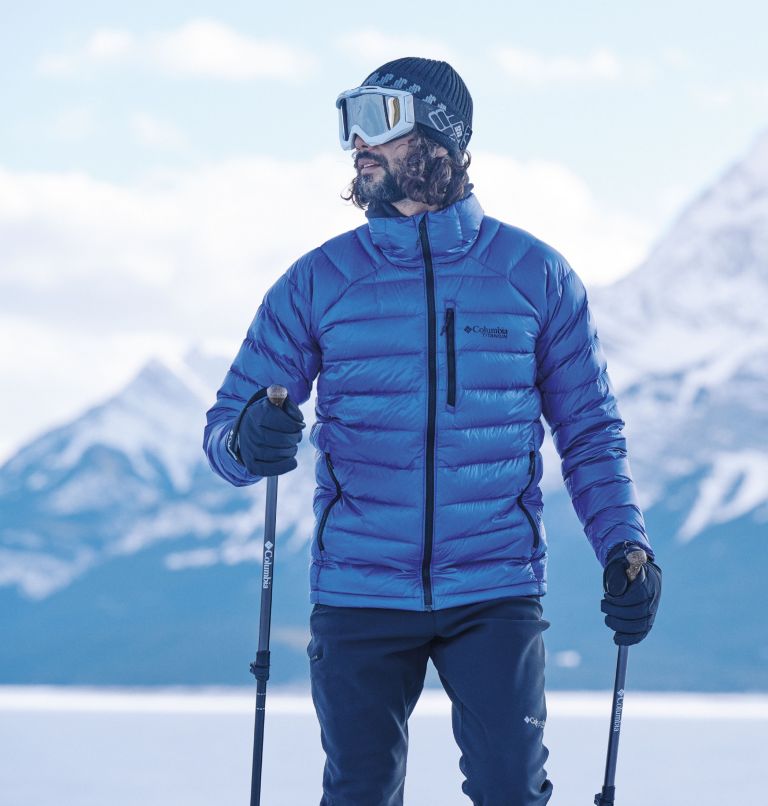 Blue Men Columbia Arctic Crest™ Packable Puffer Jacket | 81921012