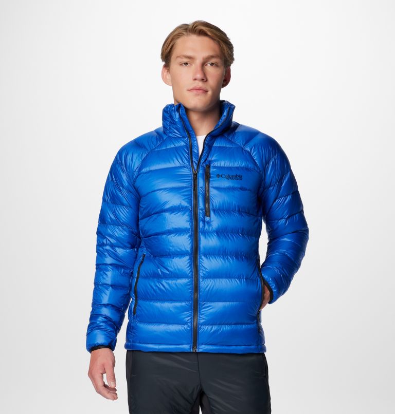 Blue Men Columbia Arctic Crest™ Packable Puffer Jacket | 81921012