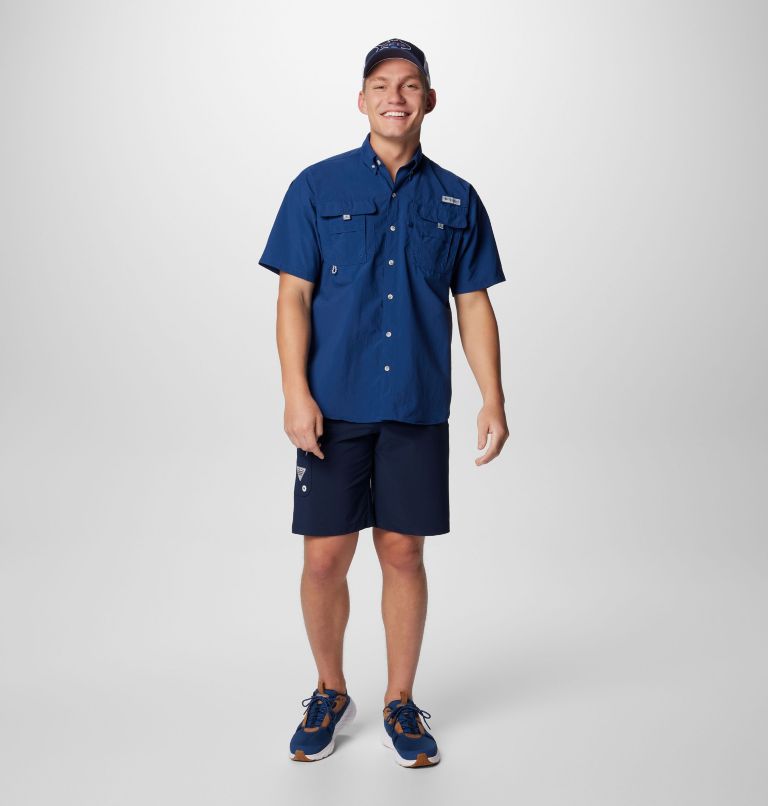 Blue Men Columbia Bahama™ II Short Sleeve Shirts | 62427004