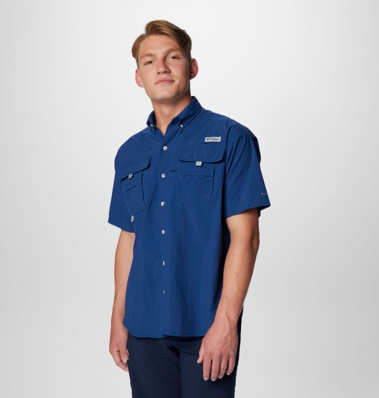 Blue Men Columbia Bahama™ II Short Sleeve Shirts | 62427004