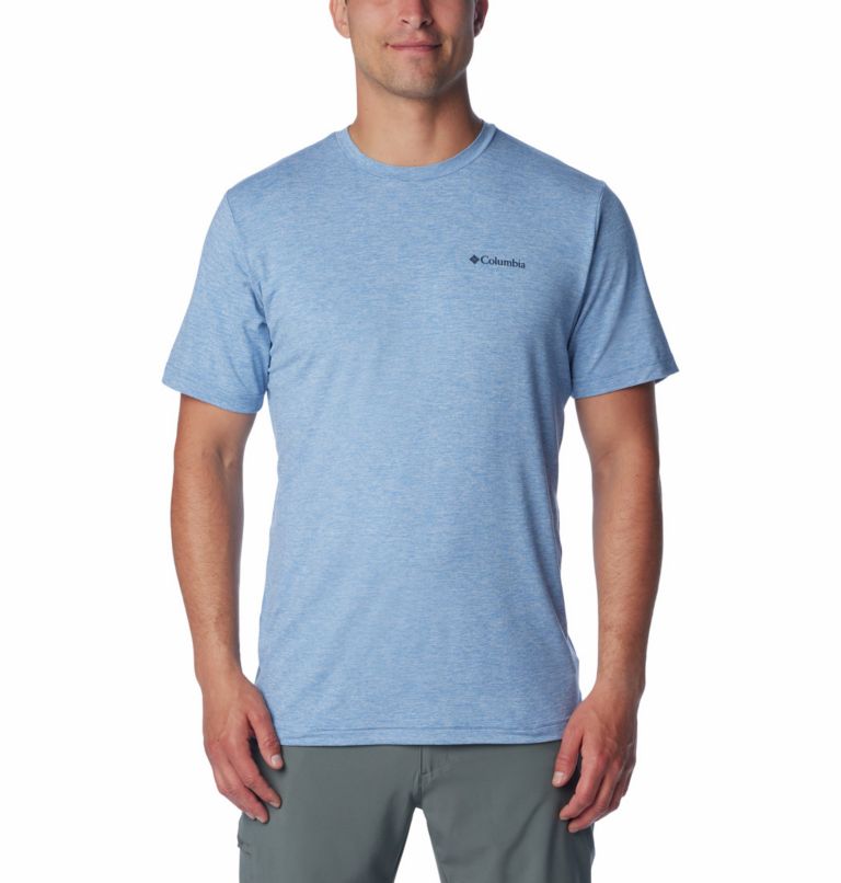 Blue Men Columbia Kwick Hike™ Technical Graphic T Shirts | 7292069