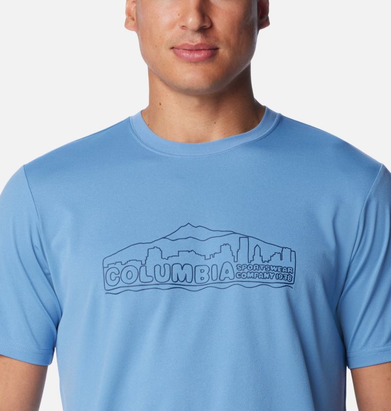 Blue Men Columbia Legend Trail™ Technical T Shirts | 45315200