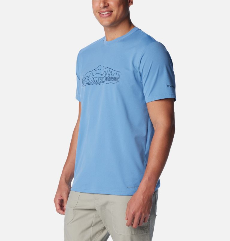 Blue Men Columbia Legend Trail™ Technical T Shirts | 45315200