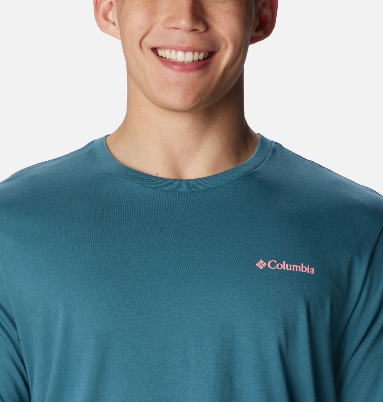 Blue Men Columbia North Cascades™ T Shirts | 57862899