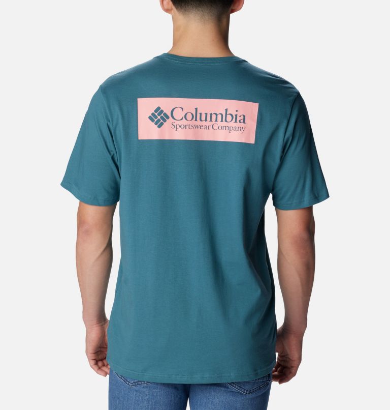 Blue Men Columbia North Cascades™ T Shirts | 57862899