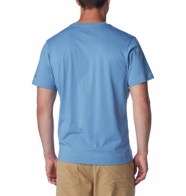 Blue Men Columbia Path Lake™ II Graphic T Shirts | 31640080