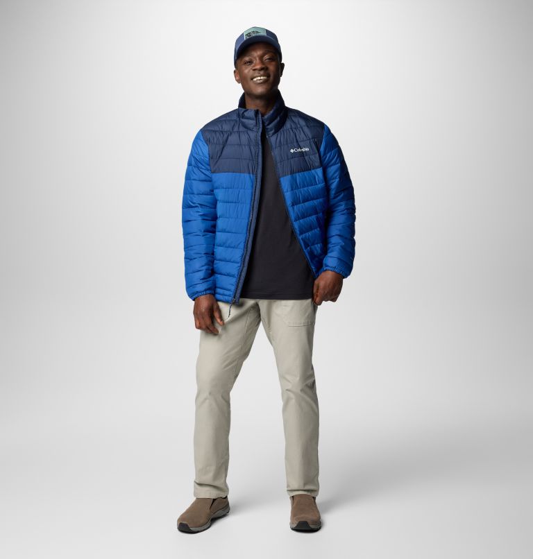 Blue Men Columbia Powder Lite™ II Insulated Puffer Jacket | 79671992