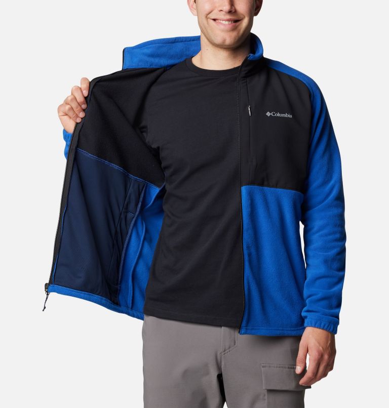 Blue Men Columbia Sage Peak™ Fleece Jackets | 89538919