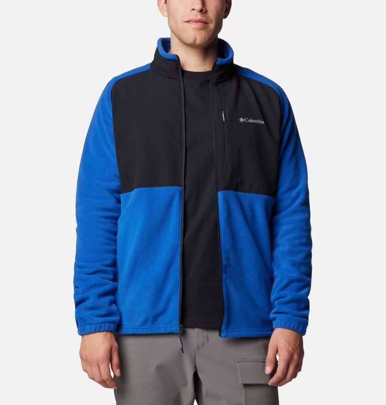 Blue Men Columbia Sage Peak™ Fleece Jackets | 89538919