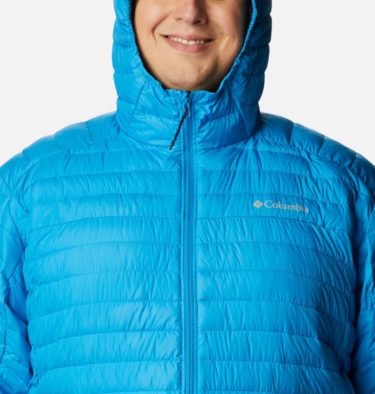 Blue Men Columbia Silver Falls™ Hooded Insulated Extended Size Jackets | 37248001