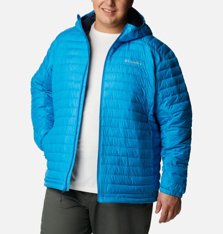 Blue Men Columbia Silver Falls™ Hooded Insulated Extended Size Jackets | 37248001