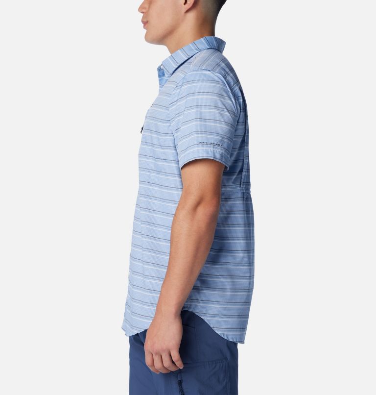 Blue Men Columbia Silver Ridge™ Utility Short Sleeve Shirts | 50433984