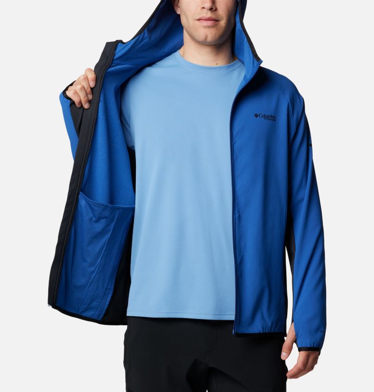 Blue Men Columbia Spectre Ridge™ II Technical Hooded Fleece Jackets | 72735551