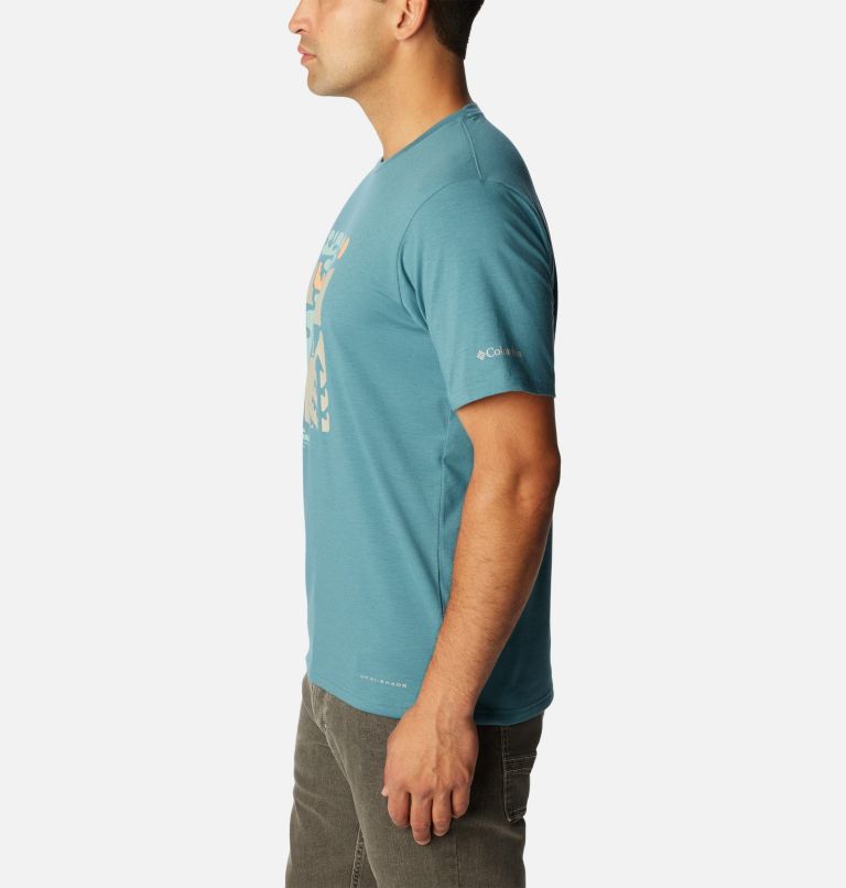 Blue Men Columbia Sun Trek™ Technical T Shirts | 90348360