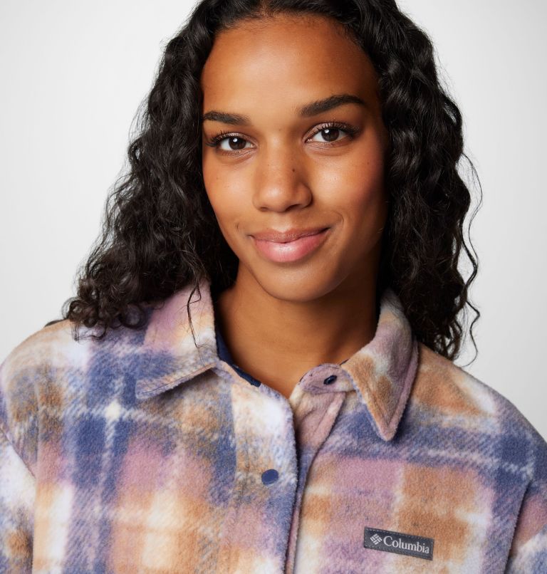 Blue Women Columbia Benton Springs™ Fleece Jacket Shirts | 51137263