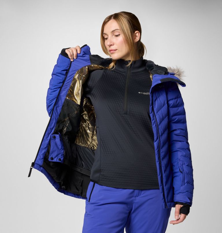 Blue Women Columbia Bird Mountain™ II Insulated Down Ski Jackets | 98590492