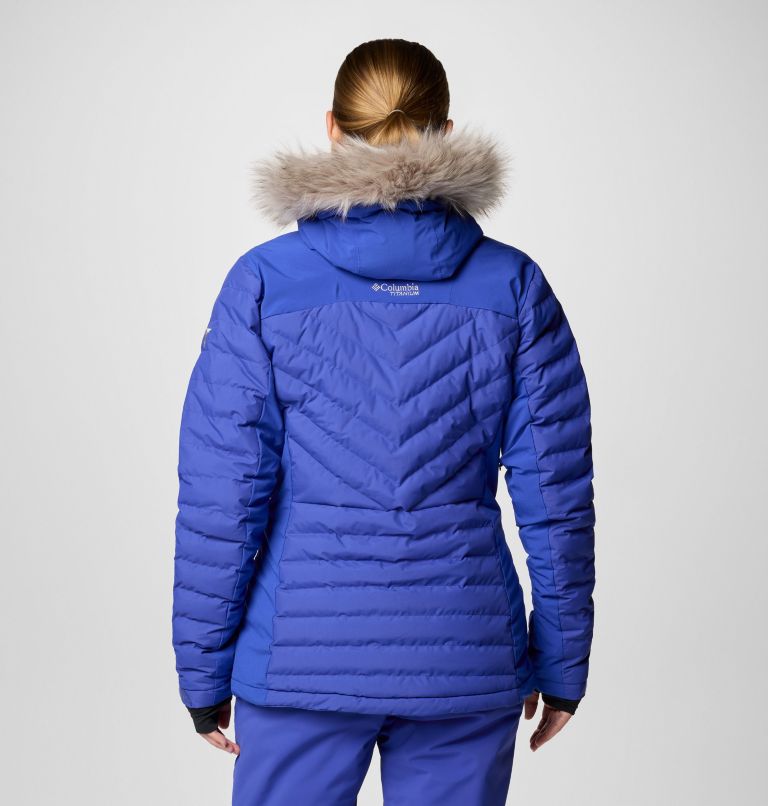 Blue Women Columbia Bird Mountain™ II Insulated Down Ski Jackets | 98590492