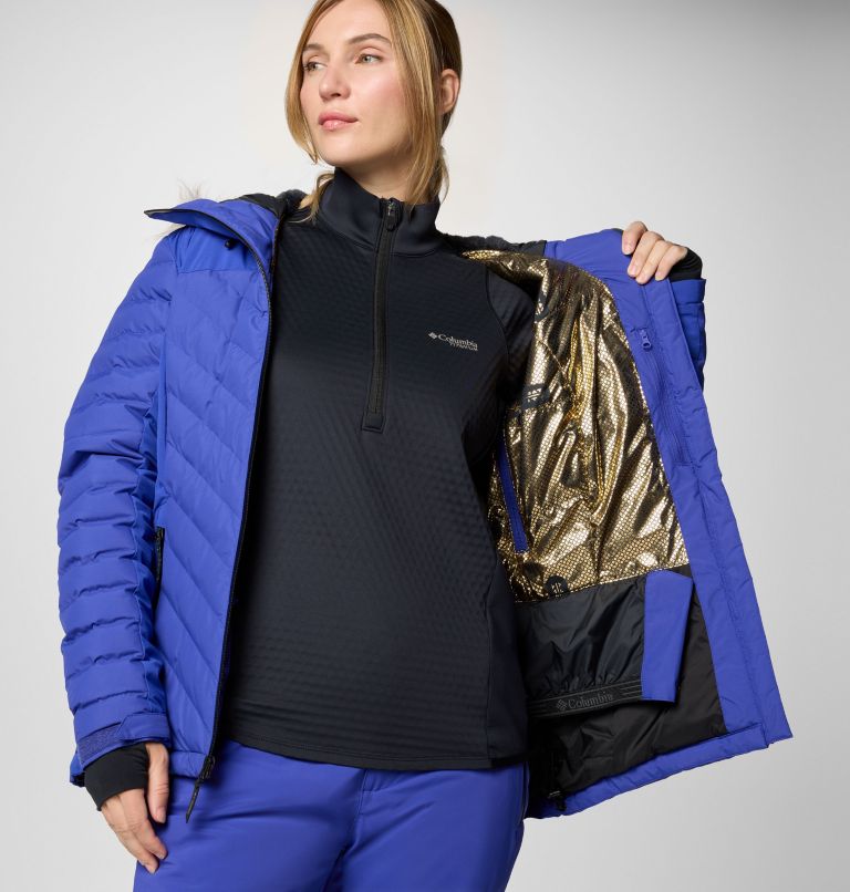 Blue Women Columbia Bird Mountain™ II Insulated Down Ski Jackets | 98590492