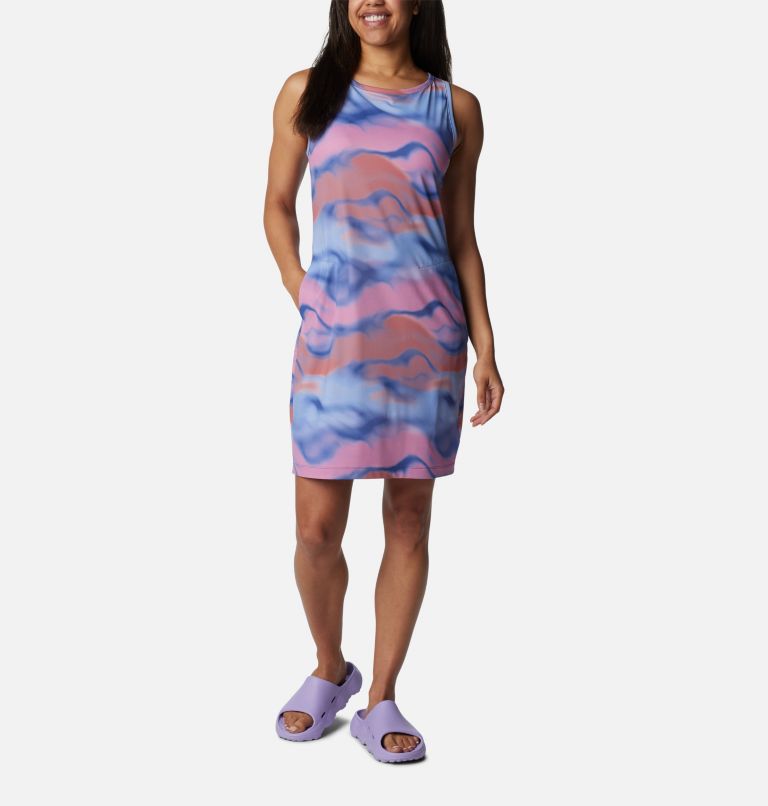 Blue Women Columbia Chill River™ Printed Dress | 55988528