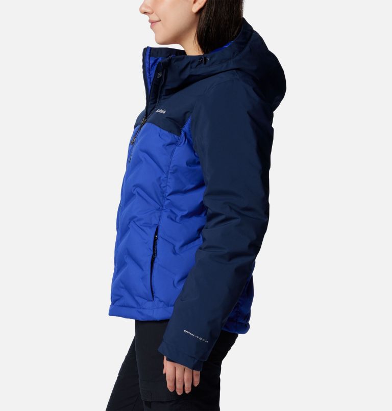 Blue Women Columbia Grand Trek™ III Waterproof Hooded Down Jackets | 85183590