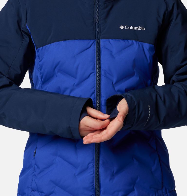 Blue Women Columbia Grand Trek™ III Waterproof Hooded Down Jackets | 85183590