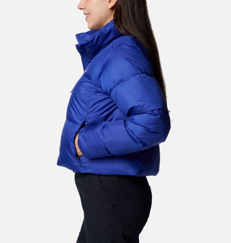 Blue Women Columbia Puffect™ II Cropped Puffer Jacket | 6474029