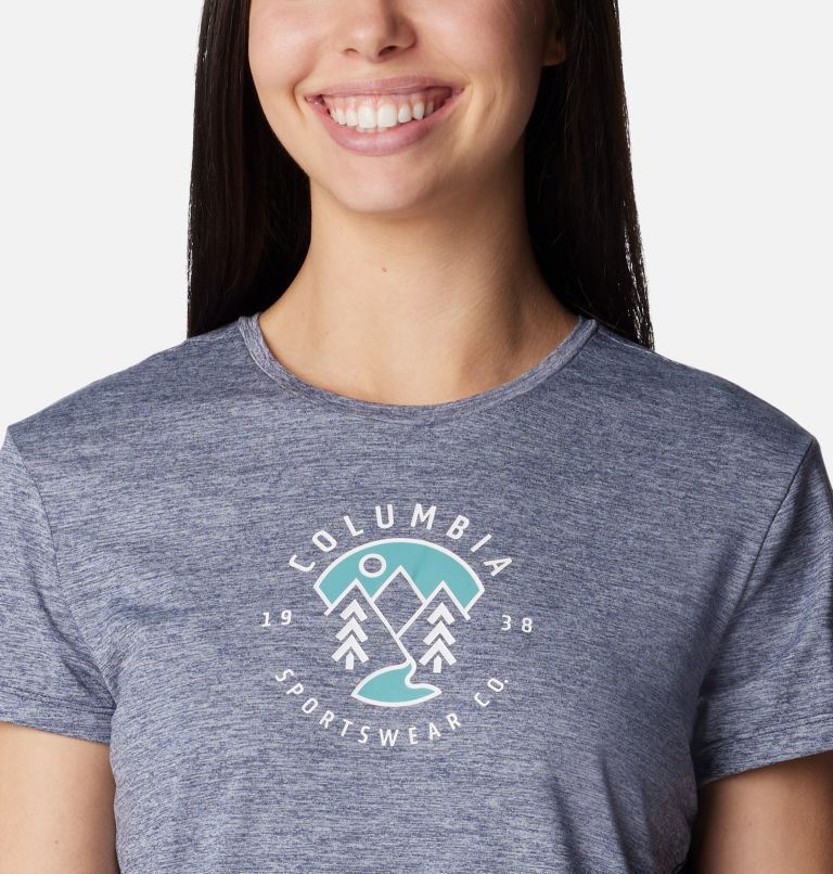 Blue Women Columbia Sloan Ridge™ Technical Graphic T Shirts | 95760610