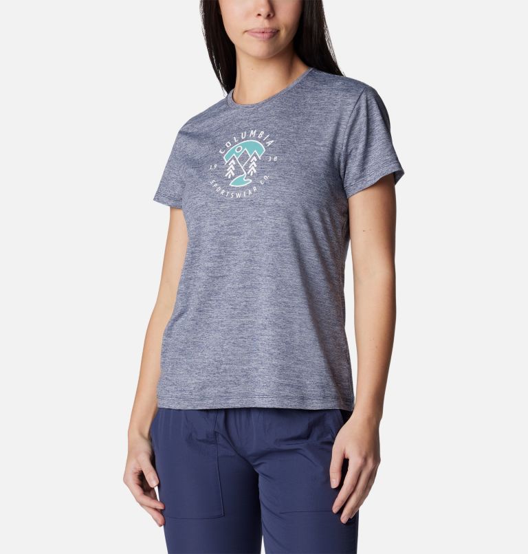 Blue Women Columbia Sloan Ridge™ Technical Graphic T Shirts | 95760610