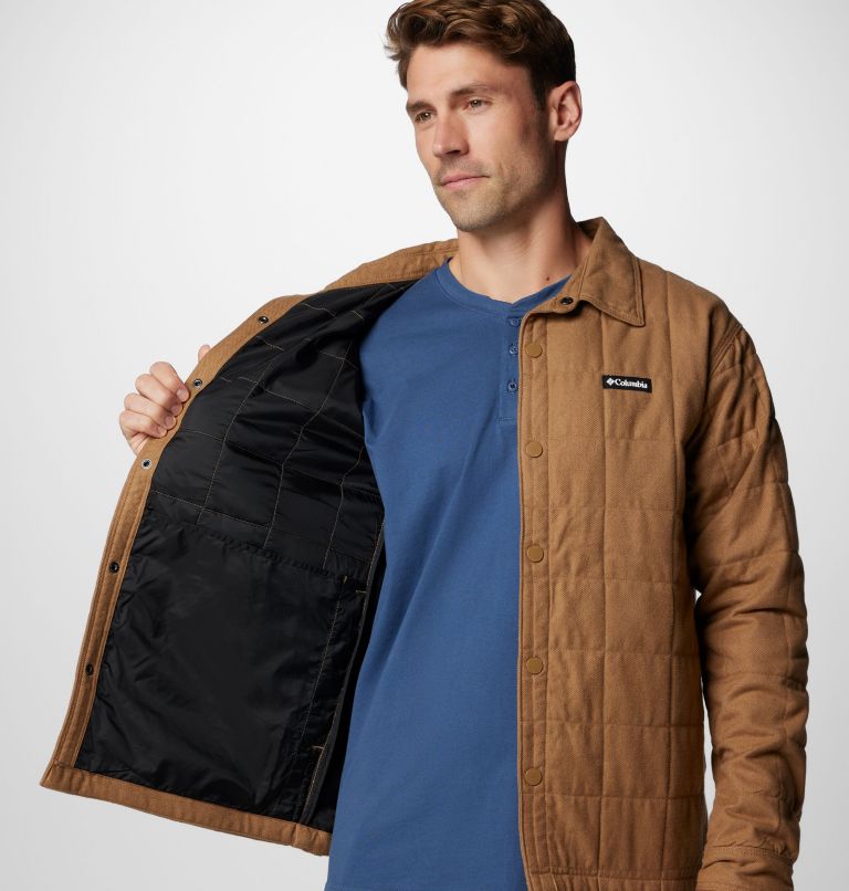 Brown Men Columbia Landroamer™ Quilted Shirt Jackets | 1889319