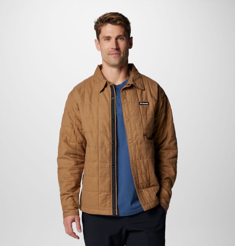 Brown Men Columbia Landroamer™ Quilted Shirt Jackets | 1889319