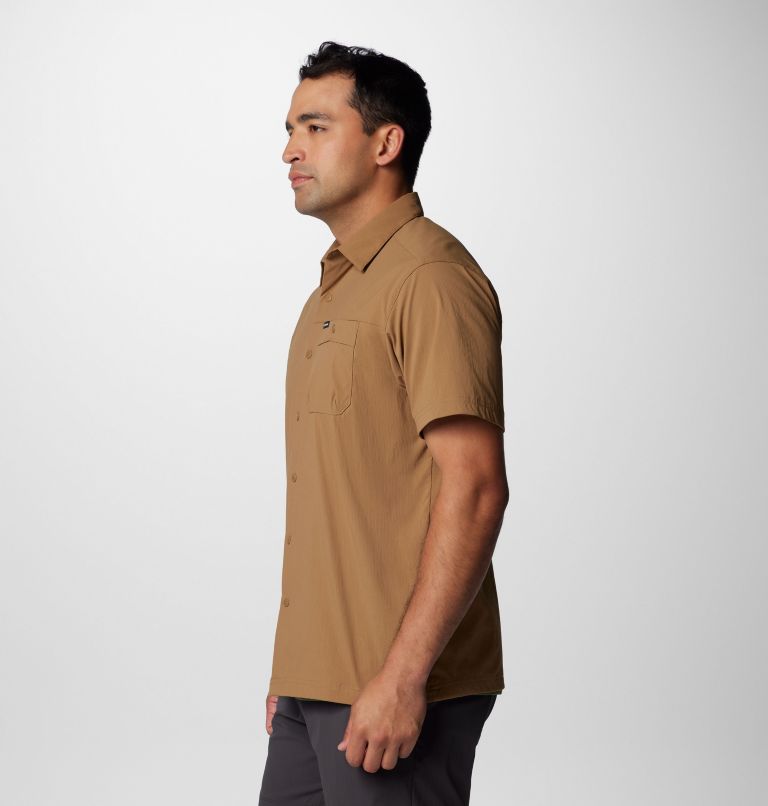 Brown Men Columbia Landroamer™ Ripstop Short Sleeve Shirts | 11177155