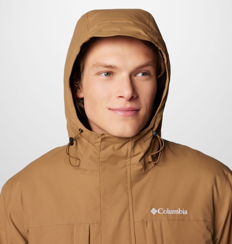 Brown Men Columbia Landroamer™ Sherpa Lined Waterproof Hooded Jackets | 93921647