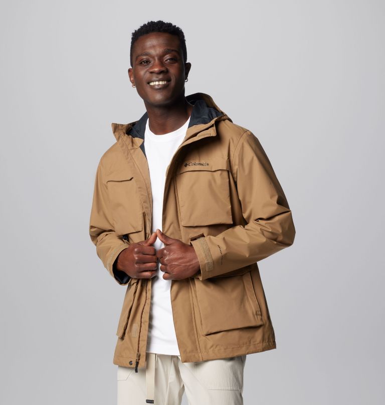 Brown Men Columbia Landroamer™ Waterproof Jackets | 73428424