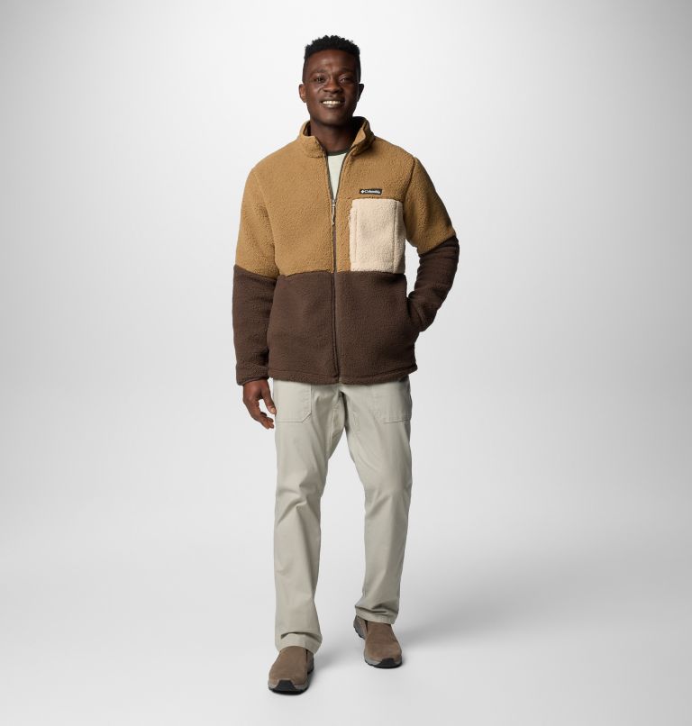 Brown Men Columbia Mountainside™ Heavyweight Fleece Jackets | 49759261