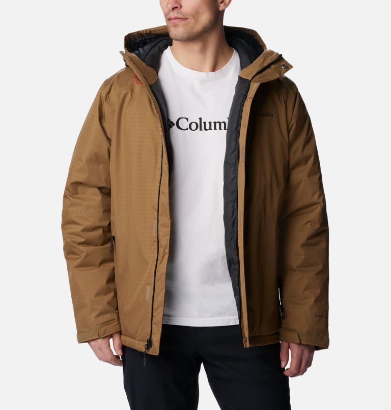 Brown Men Columbia Oak Harbor™ II Insulated Waterproof Jackets | 57927910