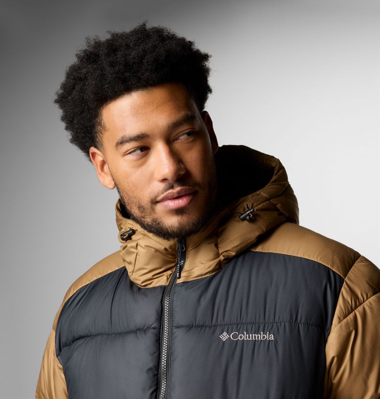 Brown Men Columbia Pike Lake™ II Hooded Puffer Jacket | 77107521