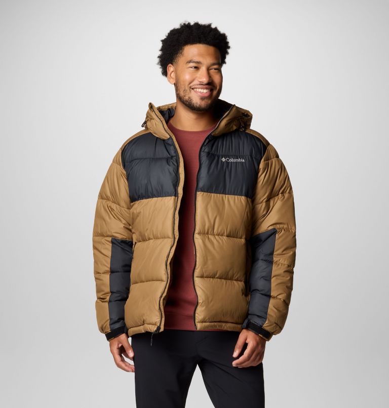 Brown Men Columbia Pike Lake™ II Hooded Puffer Jacket | 77107521