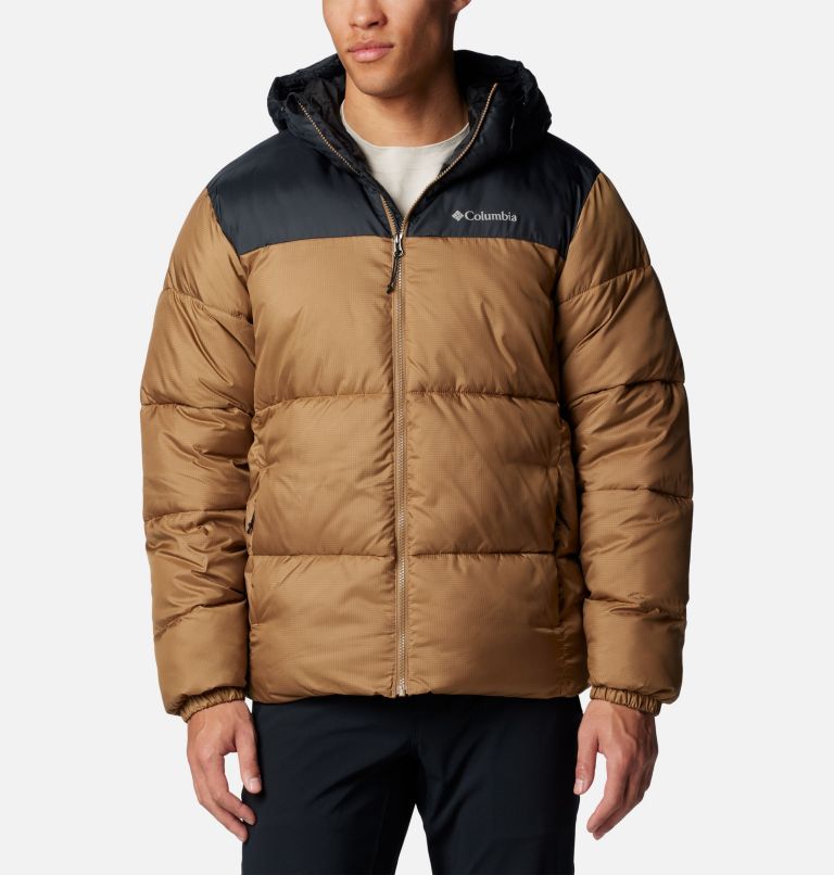 Brown Men Columbia Puffect™ II Hooded Puffer Jacket | 15333078