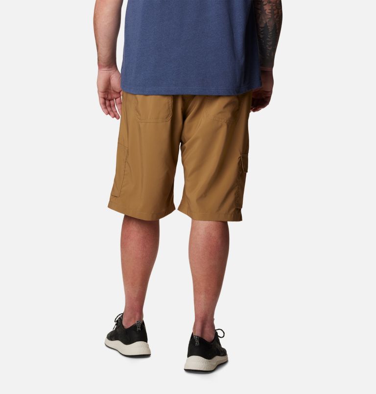 Brown Men Columbia Silver Ridge™ Utility Cargo Walking Extended Size Shorts | 22604678