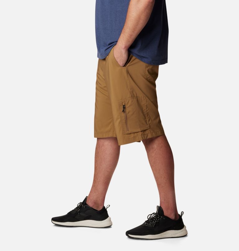 Brown Men Columbia Silver Ridge™ Utility Cargo Walking Extended Size Shorts | 22604678