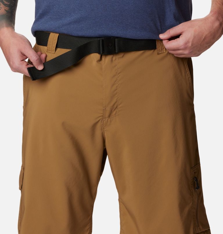 Brown Men Columbia Silver Ridge™ Utility Cargo Walking Extended Size Shorts | 22604678