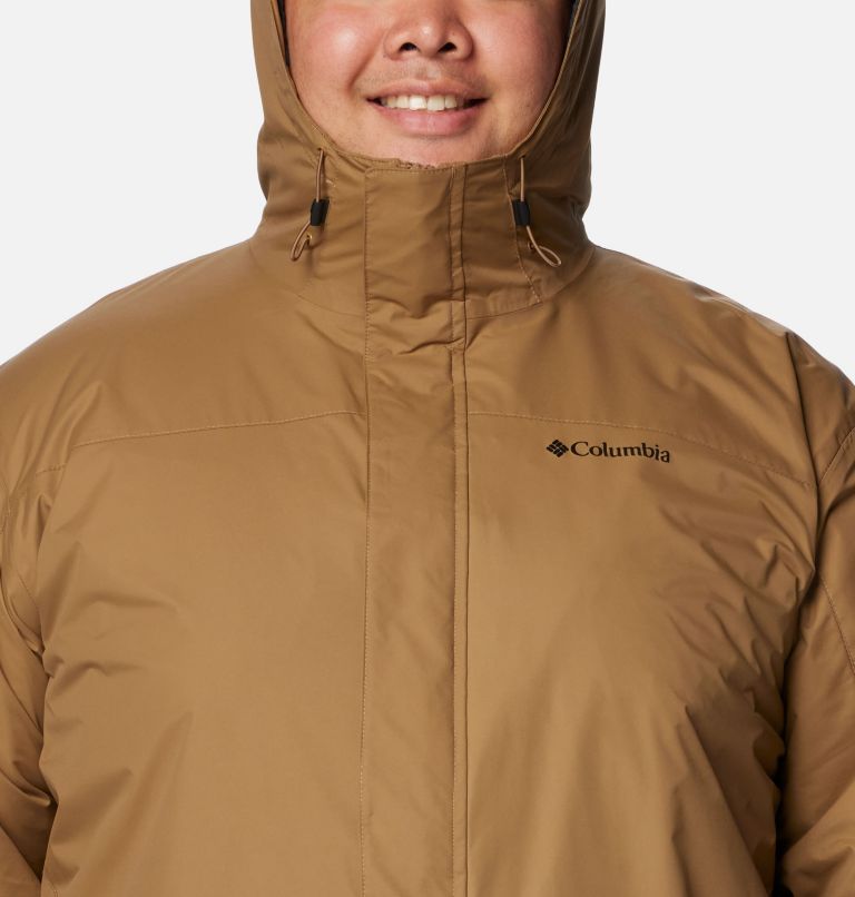 Brown Men Columbia Tunnel Falls™ II 3-in-1 Waterproof Extended Size Jackets | 62578848