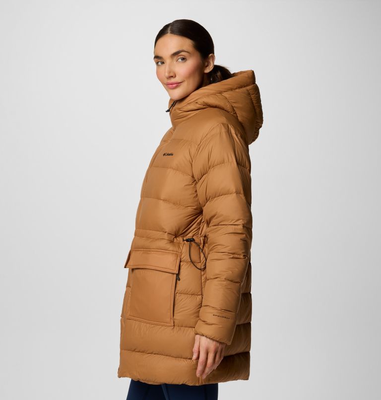 Brown Women Columbia Harmony Falls™ Hooded Mid Down Puffer Jacket | 56005820