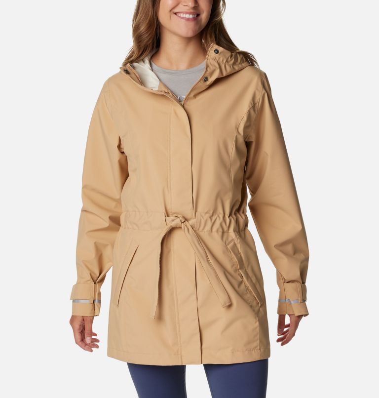 Brown Women Columbia Here and There™ II Trench Waterproof Jackets | 88987096